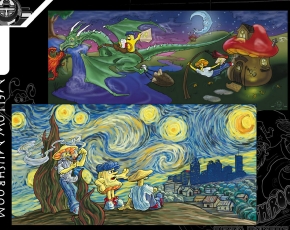 Mellow Mushroom Murals