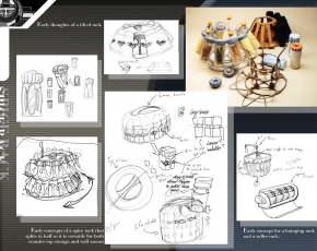 Spice rack design sketches