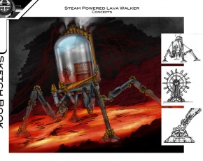 steam-punk-lava-walker-art