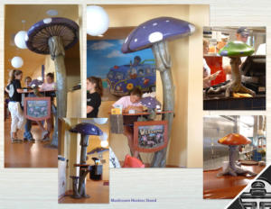 Large Mushroom Sculpts