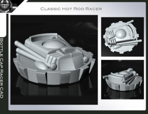 3D Classic Hot Rod  