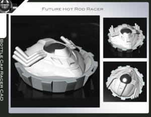 3D future hot rod  