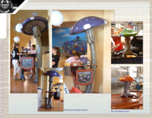 Large Mushroom Sculpts